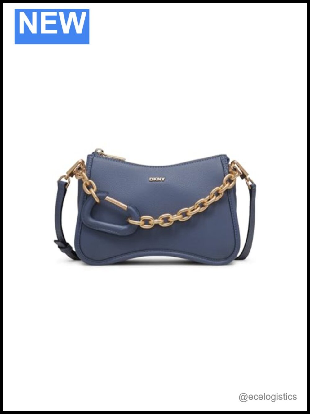 Faux Leather Crossbody Bag with Adjustable Strap - Everyday Essential Handbag
